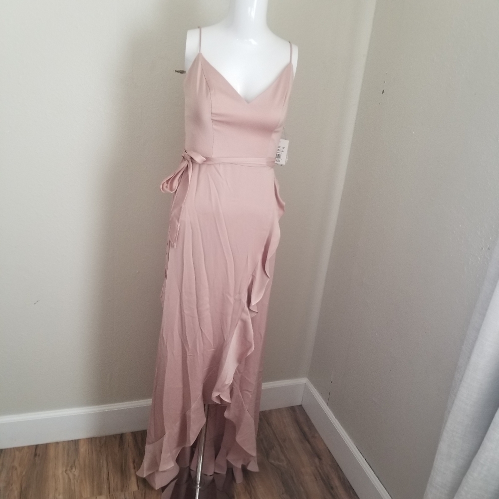 David's Bridal Elegant  Sleeveless Dress Size 0